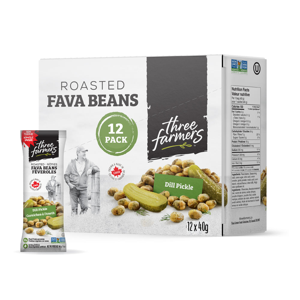 Dill Pickle Roasted Fava Beans - 12 x 40g