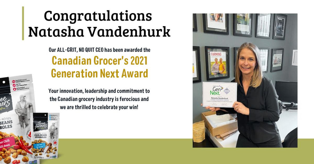 La PDG Natasha Vandenhurk reçoit le prix Canadian Grocer's Generation Next Award