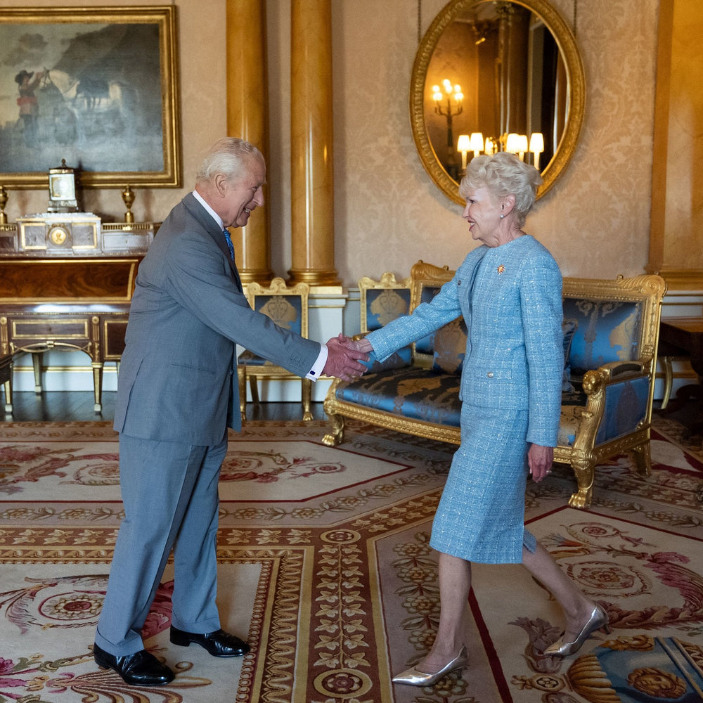 Three Farmers presented to His Majesty King Charles III at Buckingham Palace