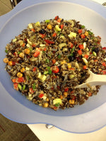 Salade de riz sauvage et quinoa