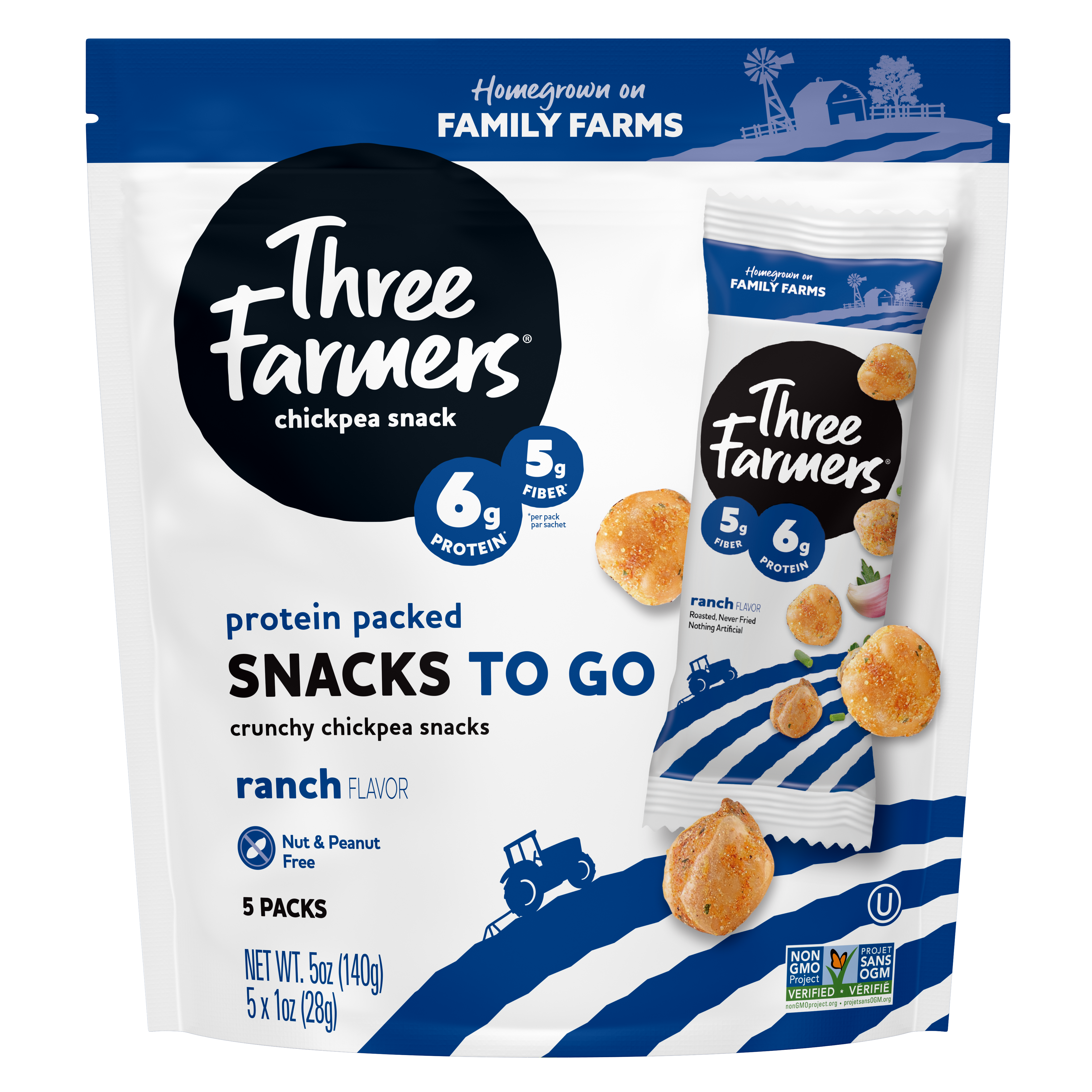 Pois chiches US Ranch, paquet multiple de 28 g