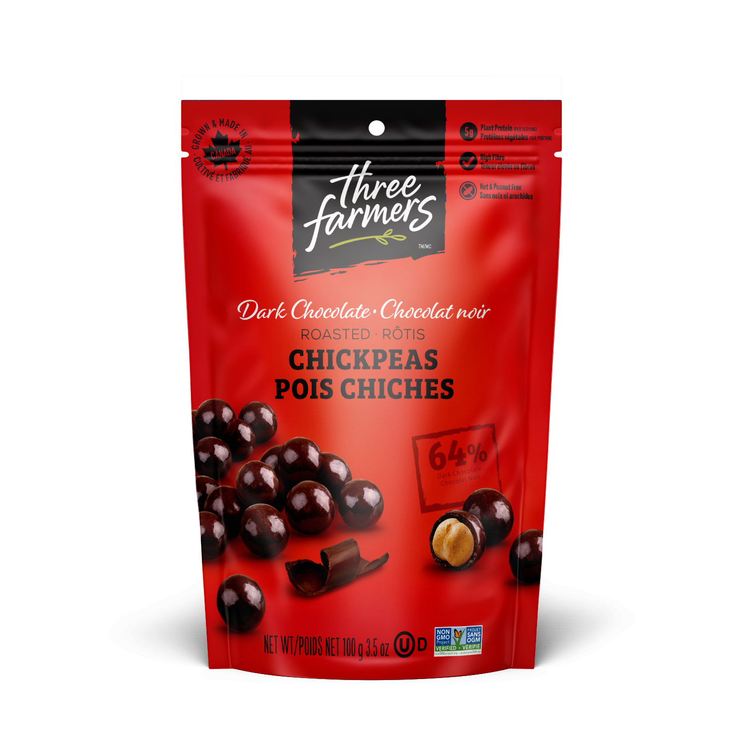 Dark Chocolate Chickpeas 100g / 3.5 oz