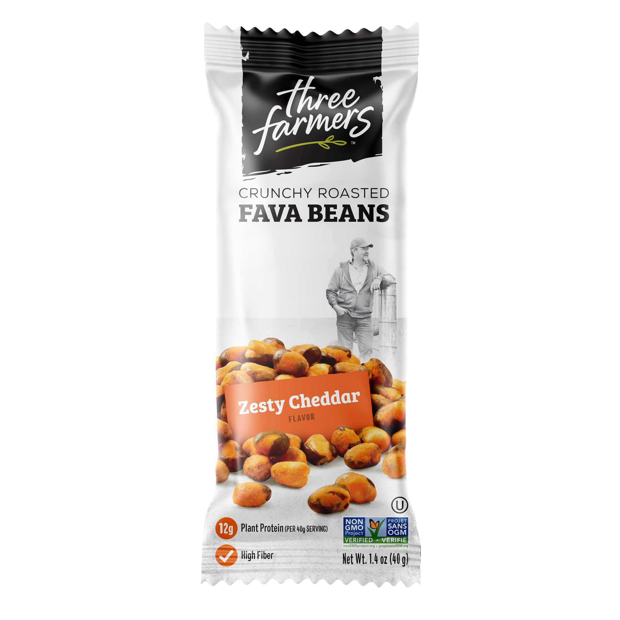 Zesty Cheddar Fava Beans 40g / 1.4oz