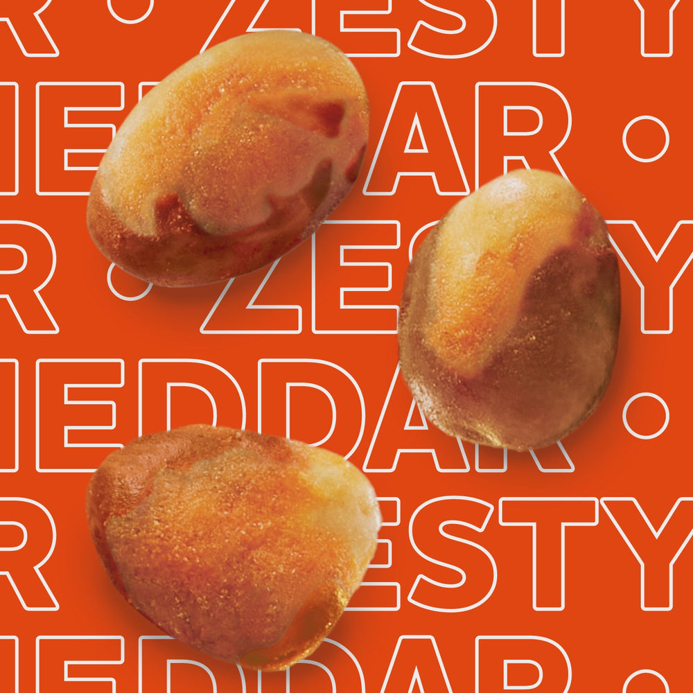 
                  
                    Load and play video in Gallery viewer, Zesty Cheddar | Fava Bean Snack
                  
                